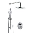 HSK Shower Set 1.05 Rund, Oberfl&auml;che Chrom