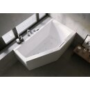 Riho Geta 170x90cm, Raumsparbadewanne mit Whirlpoolsystem...