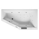 Riho Geta 160x90cm, Raumsparbadewanne mit Whirlpoolsystem...