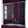 Doccia Seitenwand f&uuml;r Badewannenaufsatz Brasilia, bis 90cm, H:150cm, wei&szlig;, Glas klar