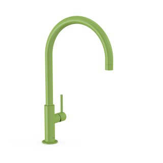 Tres Study Exclusive, Einhebel Waschtischmischer, gr&uuml;n