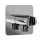 HSK Wandanschlussbogen Softcube, mit integriertem Handbrausehalter