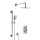 HSK Shower Set 2.25 Softcube, Oberfl&auml;che Chrom