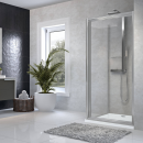 Novellini Star 2.0 G - Dreht&uuml;r Silber 78 - 84 cm