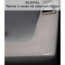 Rechteck-Badewanne Zenpool Model Leandra, 150x75cm, RAL Farbe nach Wunsch