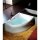 TANDEM R asymmetrische Badewanne 170x130x50cm, rechts, weiss