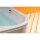 VIVA L asymmetrische Badewanne 175x80x47cm, links, weiss