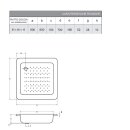 Emaille-Duschwanne, Quadrat, 80x80x16cm, weiss