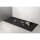MITIA Gussmarmor-Duschwanne, Rechteck 200x90x3 cm, schwarz