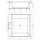 CAME Quadrat-Badewanne mit Rahmengestell 175x175x50cm, weiss