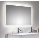 Badsanitaer LED Spiegel 120x65 cm mit Touch Bedienung...