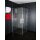 Euroshowers Corner Eckeinstieg Duschkabine, 90cm, 70cm, Aluminium eloxiert, Teilweise Milchglas