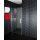 Euroshowers Door - 1-teilige Dreht&uuml;r Duschkabine, 87,2-89,2cm, Aluminium eloxiert, get&ouml;ntes Glas, mit 12mm Schlauchdichtung (Standard)
