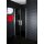Euroshowers Duo Door - Pendelt&uuml;r Duschkabine, 96-100cm (48+48cm), Aluminium eloxiert, Klarglas