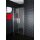 Euroshowers Duo Door - Pendelt&uuml;r Duschkabine, 81-85cm (43+38cm), Aluminium eloxiert, get&ouml;ntes Glas