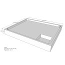 Schr&ouml;der Duschwannentr&auml;ger f&uuml;r Tia E 120x100